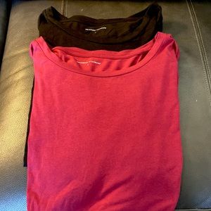 2 Universal Standard gently used crew neck t shirts